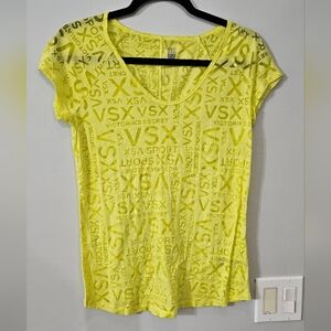 Victoria's Secret Sport Yellow Top